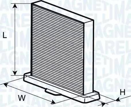 Magneti Marelli 350203062380 - Filtrs, Salona telpas gaiss adetalas.lv