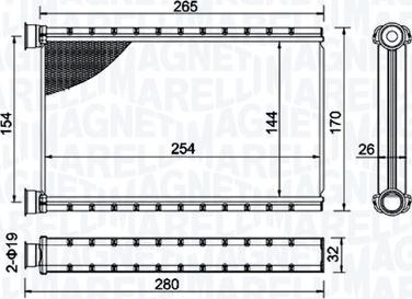 Magneti Marelli 350218504000 - Siltummainis, Salona apsilde adetalas.lv