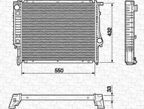 Magneti Marelli 350213420000 - Radiators, Motora dzesēšanas sistēma adetalas.lv