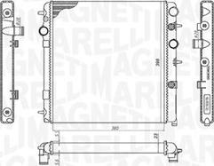 Magneti Marelli 350213198700 - Radiators, Motora dzesēšanas sistēma adetalas.lv