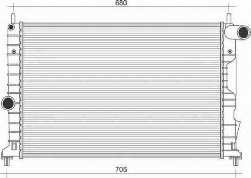 Magneti Marelli 350213115009 - Radiators, Motora dzesēšanas sistēma adetalas.lv