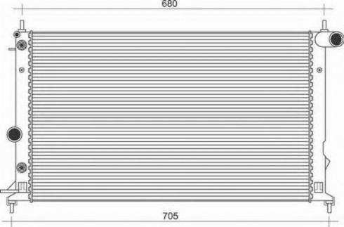 Magneti Marelli 350213112500 - Radiators, Motora dzesēšanas sistēma adetalas.lv