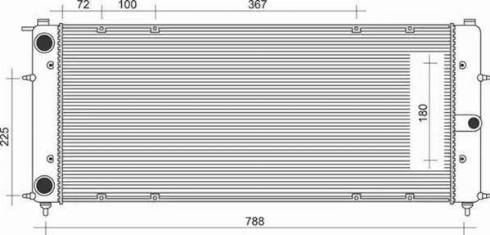 Magneti Marelli 350213117009 - Radiators, Motora dzesēšanas sistēma adetalas.lv