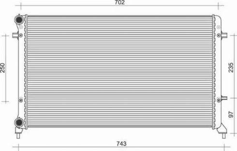 Magneti Marelli 350213856000 - Radiators, Motora dzesēšanas sistēma adetalas.lv