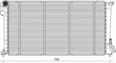 Magneti Marelli 350213876000 - Radiators, Motora dzesēšanas sistēma adetalas.lv