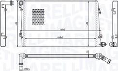 Magneti Marelli 350213218100 - Radiators, Motora dzesēšanas sistēma adetalas.lv