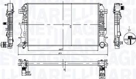 Magneti Marelli 350213212600 - Radiators, Motora dzesēšanas sistēma adetalas.lv