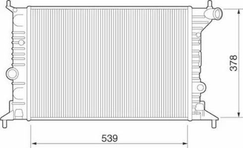 Magneti Marelli 350213274000 - Radiators, Motora dzesēšanas sistēma adetalas.lv