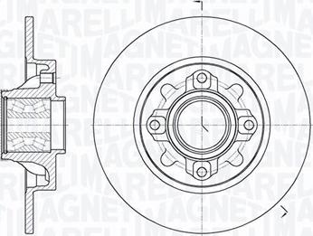 Magneti Marelli 361302040822 - Bremžu diski adetalas.lv