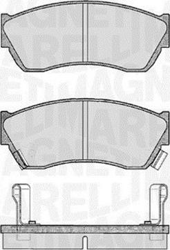 Magneti Marelli 363916060491 - Bremžu uzliku kompl., Disku bremzes adetalas.lv