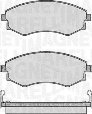 Magneti Marelli 363916060467 - Bremžu uzliku kompl., Disku bremzes adetalas.lv