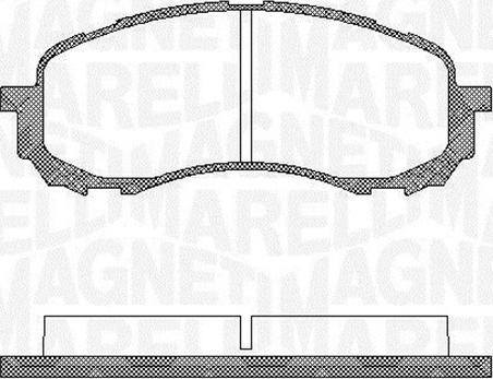 Magneti Marelli 363916060400 - Bremžu uzliku kompl., Disku bremzes adetalas.lv