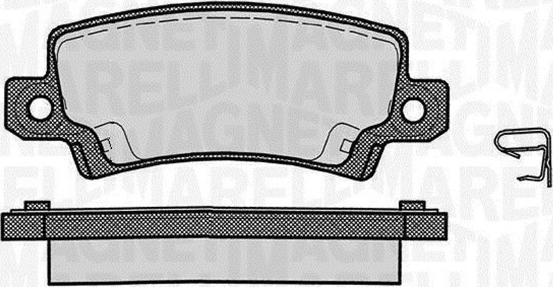 Magneti Marelli 363916060407 - Bremžu uzliku kompl., Disku bremzes adetalas.lv