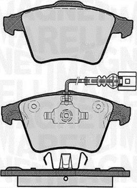 Magneti Marelli 363916060414 - Bremžu uzliku kompl., Disku bremzes adetalas.lv