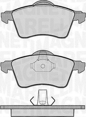 Magneti Marelli 363916060418 - Bremžu uzliku kompl., Disku bremzes adetalas.lv