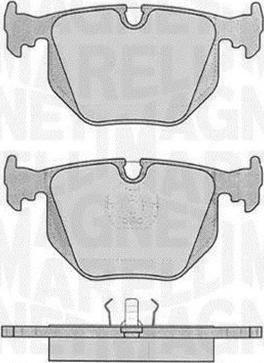 Magneti Marelli 363916060485 - Bremžu uzliku kompl., Disku bremzes adetalas.lv