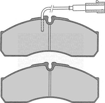 Magneti Marelli 363916060479 - Bremžu uzliku kompl., Disku bremzes adetalas.lv