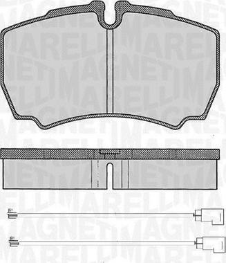 Magneti Marelli 363916060474 - Bremžu uzliku kompl., Disku bremzes adetalas.lv