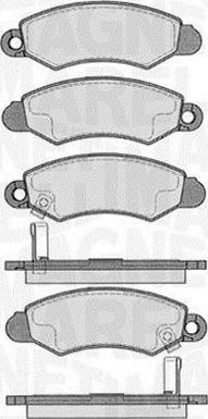 Magneti Marelli 363916060549 - Bremžu uzliku kompl., Disku bremzes adetalas.lv