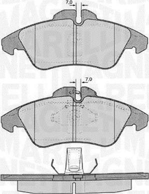 Magneti Marelli 363916060504 - Bremžu uzliku kompl., Disku bremzes adetalas.lv