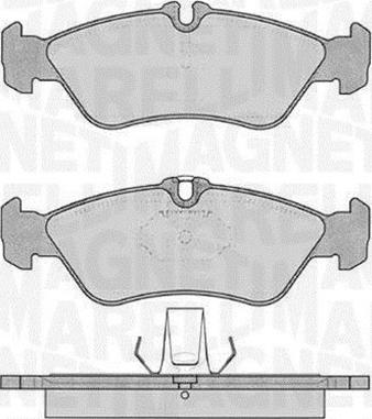 Magneti Marelli 363916060505 - Bremžu uzliku kompl., Disku bremzes adetalas.lv