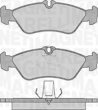 Magneti Marelli 363916060506 - Bremžu uzliku kompl., Disku bremzes adetalas.lv