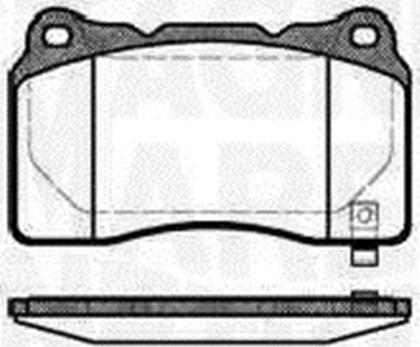 Magneti Marelli 363916060502 - Bremžu uzliku kompl., Disku bremzes adetalas.lv