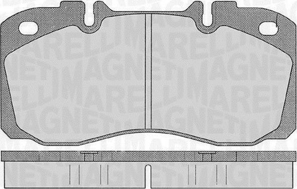 Magneti Marelli 363916060530 - Bremžu uzliku kompl., Disku bremzes adetalas.lv