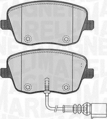 Magneti Marelli 363916060576 - Bremžu uzliku kompl., Disku bremzes adetalas.lv