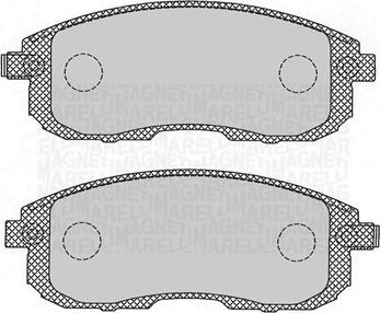 Magneti Marelli 363916060696 - Bremžu uzliku kompl., Disku bremzes adetalas.lv