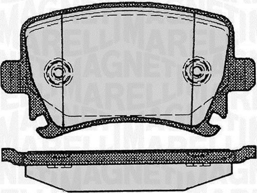 Magneti Marelli 363916060601 - Bremžu uzliku kompl., Disku bremzes adetalas.lv