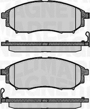 Magneti Marelli 363916060683 - Bremžu uzliku kompl., Disku bremzes adetalas.lv