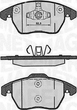 Magneti Marelli 363916060178 - Bremžu uzliku kompl., Disku bremzes adetalas.lv