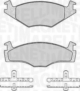 Magneti Marelli 363916060394 - Bremžu uzliku kompl., Disku bremzes adetalas.lv