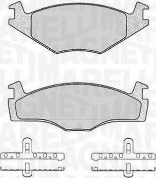 Magneti Marelli 363916060393 - Bremžu uzliku kompl., Disku bremzes adetalas.lv