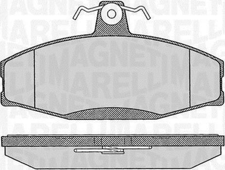 Magneti Marelli 363916060397 - Bremžu uzliku kompl., Disku bremzes adetalas.lv