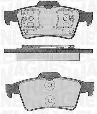 Magneti Marelli 363916060349 - Bremžu uzliku kompl., Disku bremzes adetalas.lv