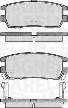 Magneti Marelli 363916060341 - Bremžu uzliku kompl., Disku bremzes adetalas.lv