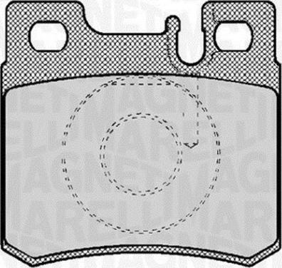 Magneti Marelli 363916060307 - Bremžu uzliku kompl., Disku bremzes adetalas.lv