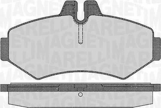 Magneti Marelli 363916060319 - Bremžu uzliku kompl., Disku bremzes adetalas.lv