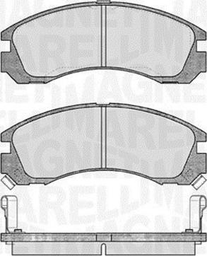 Magneti Marelli 363916060339 - Bremžu uzliku kompl., Disku bremzes adetalas.lv