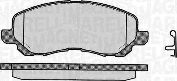 Magneti Marelli 363916060338 - Bremžu uzliku kompl., Disku bremzes adetalas.lv