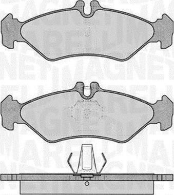 Magneti Marelli 363916060322 - Bremžu uzliku kompl., Disku bremzes adetalas.lv