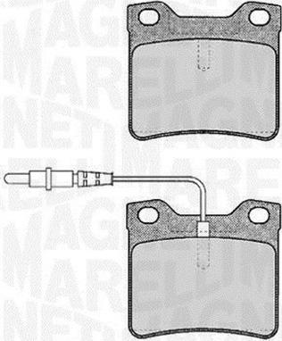 Magneti Marelli 363916060375 - Bremžu uzliku kompl., Disku bremzes adetalas.lv