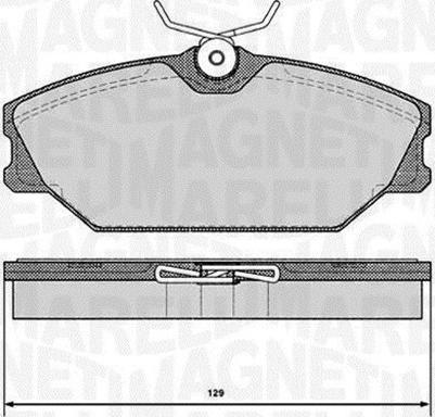 Magneti Marelli 363916060377 - Bremžu uzliku kompl., Disku bremzes adetalas.lv