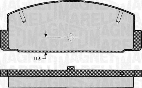 Magneti Marelli 363916060294 - Bremžu uzliku kompl., Disku bremzes adetalas.lv