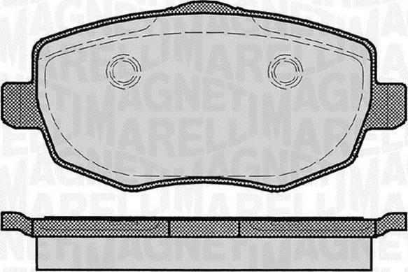 Magneti Marelli 363916060291 - Bremžu uzliku kompl., Disku bremzes adetalas.lv