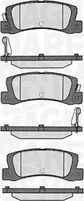 Magneti Marelli 363916060292 - Bremžu uzliku kompl., Disku bremzes adetalas.lv