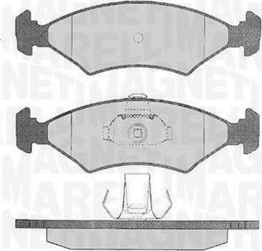 Magneti Marelli 363916060248 - Bremžu uzliku kompl., Disku bremzes adetalas.lv