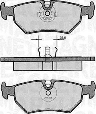 Magneti Marelli 363916060242 - Bremžu uzliku kompl., Disku bremzes adetalas.lv